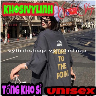 Áo thun phông tay lỡ form rộng WAKE Unisex