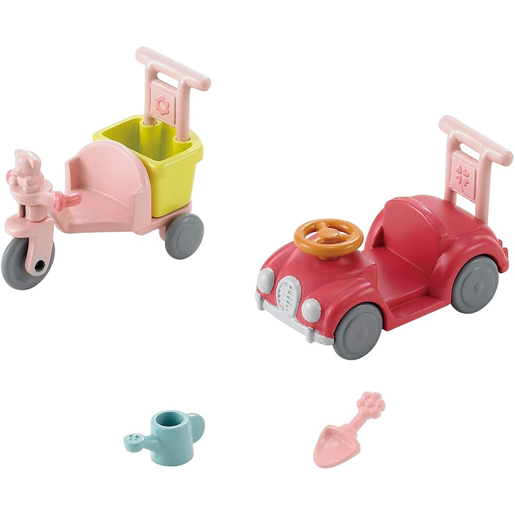 Sylvanian Families Bộ 2 Xe 3 Bánh Cho Bé Tricycle Car Set