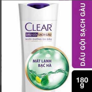 Dầu gội clear bạc hà 180g