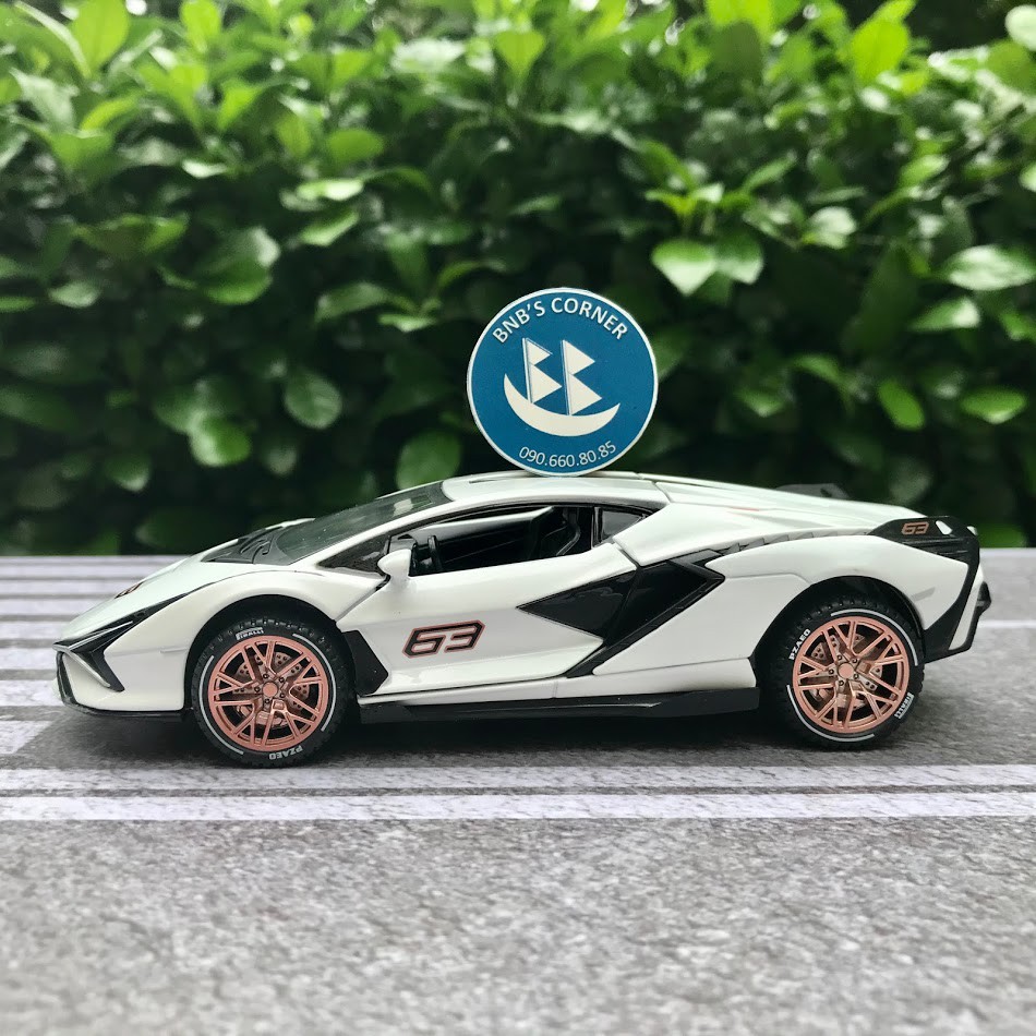 Xe mô hình 1:32 Lamborghini SIAN FKP 37 hãng XHD - Full box