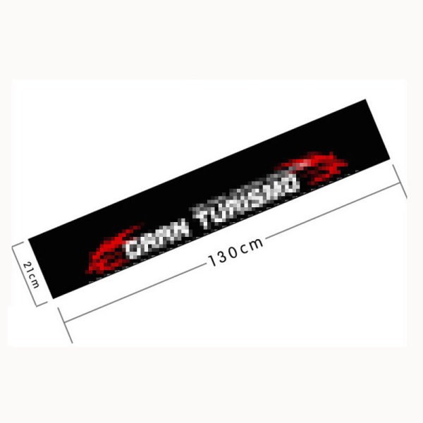 Sticker chữ dán trang trí kính chắn gió ô tô