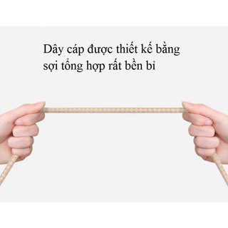 (Giá sỉ) Cáp sạc dây dù đa năng 3 đầu-Type C-Micro USB mẫu 1
