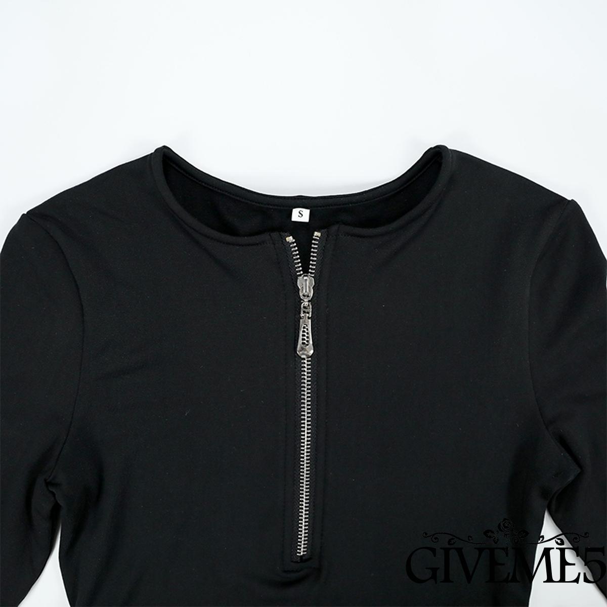 Áo liền quần dài tay màu trơn thời trang quyến rũ dành cho nữ | BigBuy360 - bigbuy360.vn