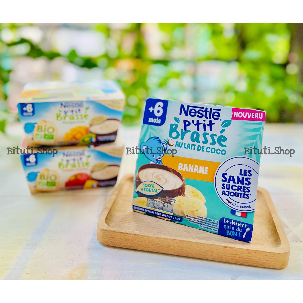 Sữa chua dừa Nestle cho bé dị ứng đạm bò từ 6 tháng  - Bituti Shop