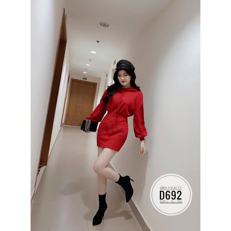 BIGSIZE Đầm thun TT D692