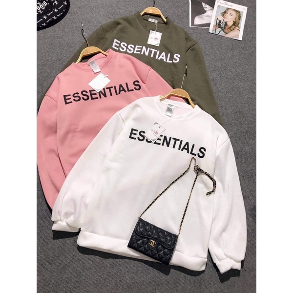 Áo nỉ bo cotton ESSENT TC12