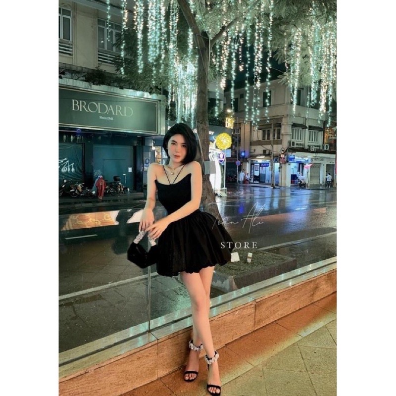 Đầm Yếm Tai Mèo + có quần lót trong