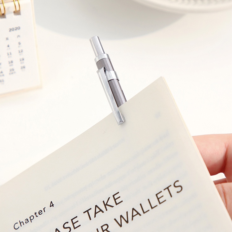 Deli Bút Chì Bấm Kim Loại Ngòi 0.5mm 0.7mm 2B Tiện Dụng