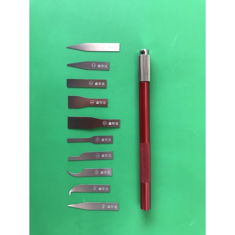 Lưỡi dao, cán dao làm chân, cạo keo ic, tách lưng điện thoại