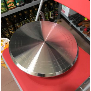 Bàn xoay Inox đế gang