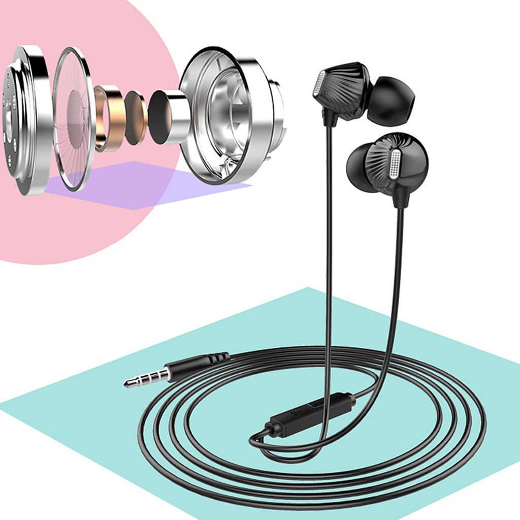 Tai Nghe Nhét Tai Ms P3 Jack 3.5mm Bass Trầm Có Micro Tiện Dụng | BigBuy360 - bigbuy360.vn