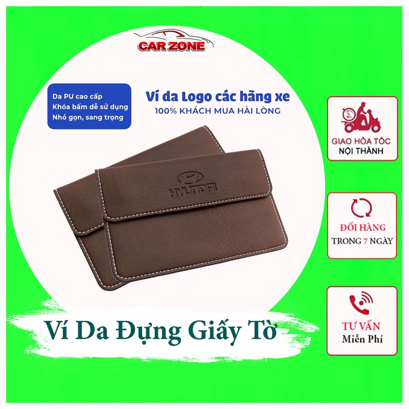 Ví Da Đăng Kiểm ,Đựng Giấy Tờ Ô Tô Tiện Lợi – Ví Da Đựng Đăng Kiểm Có Nhiều Loại Logo Các Hãng Xe Hơi