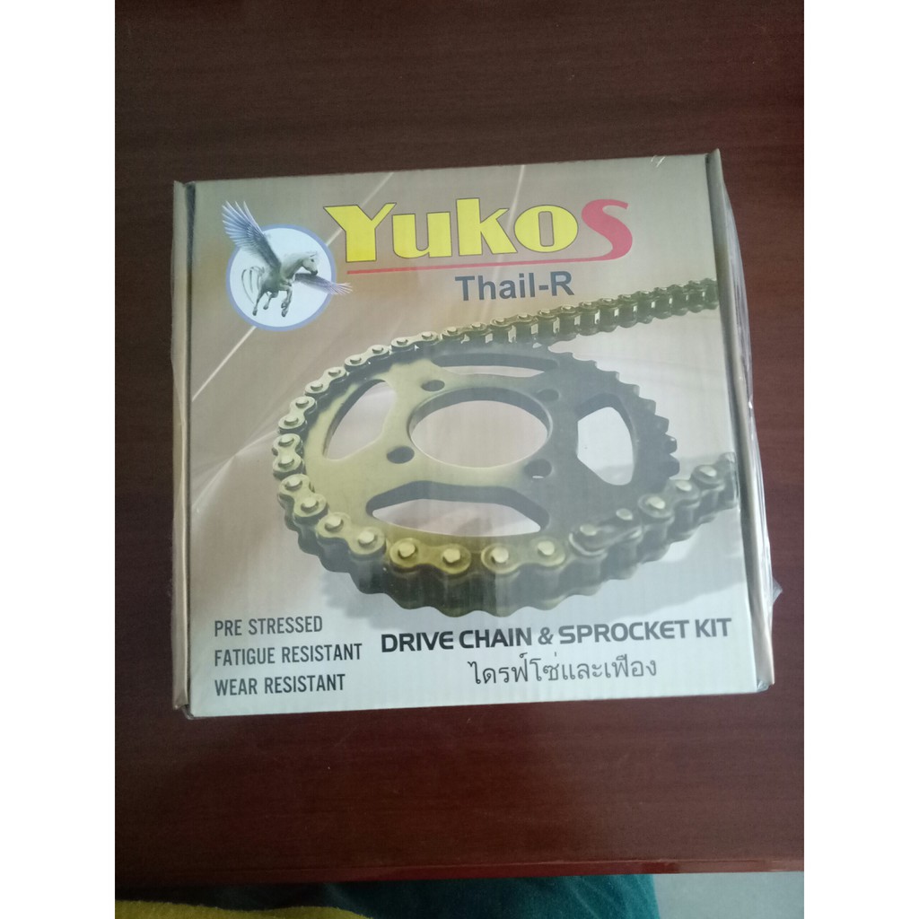 Nhông sên dĩa xi bạc xe Sirius FI Yukos Thái Lan