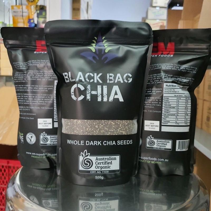 Hạt Chia ÚC Black Bag Chia 500g