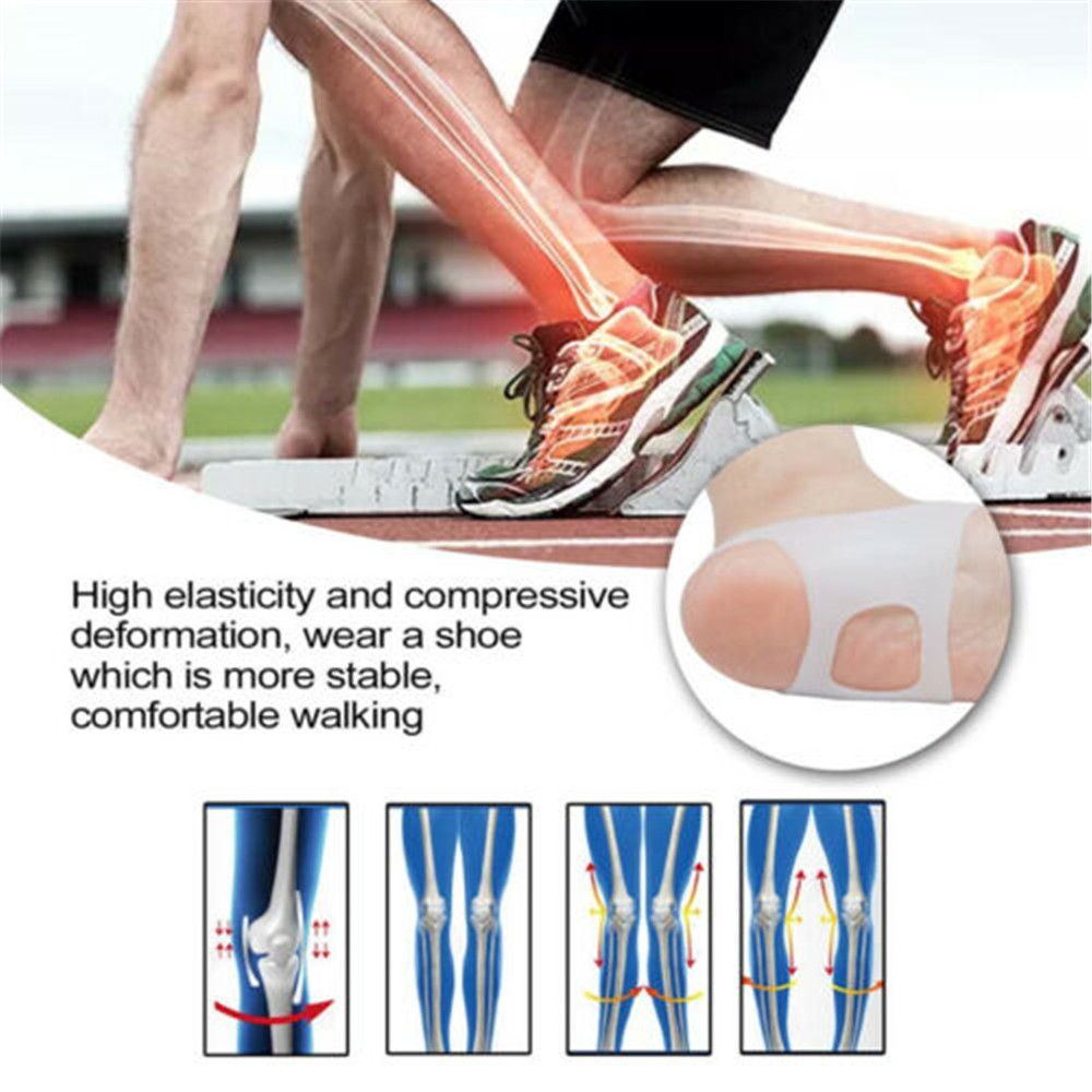 1 Cặp Đệm Lót Hỗ Trợ Chỉnh Hình Bàn Chân Giảm Đau Nhiều Màu Sắc