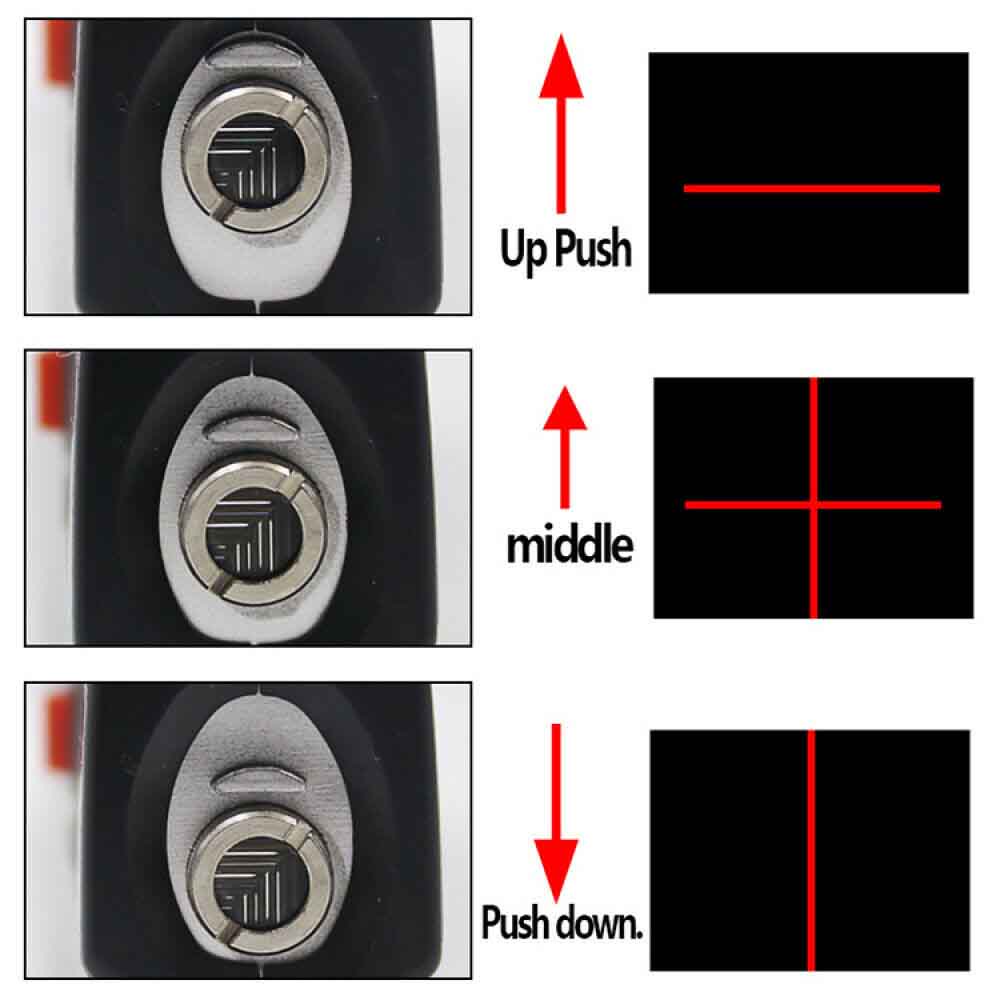 Black Multipurpose Laser Level Line Tool Measurement Lazer Spirit Level Leveling Wall