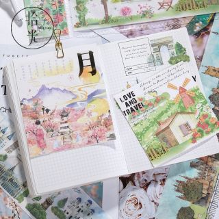 Dây washi sticker Scenery