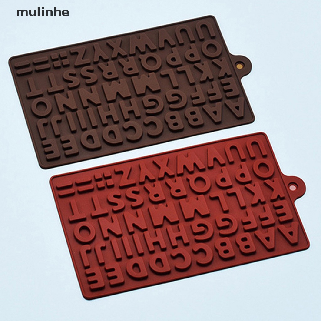 1 Khuôn Silicone Làm Bánh &amp; Socola Hình 26 Chữ Cái DIY