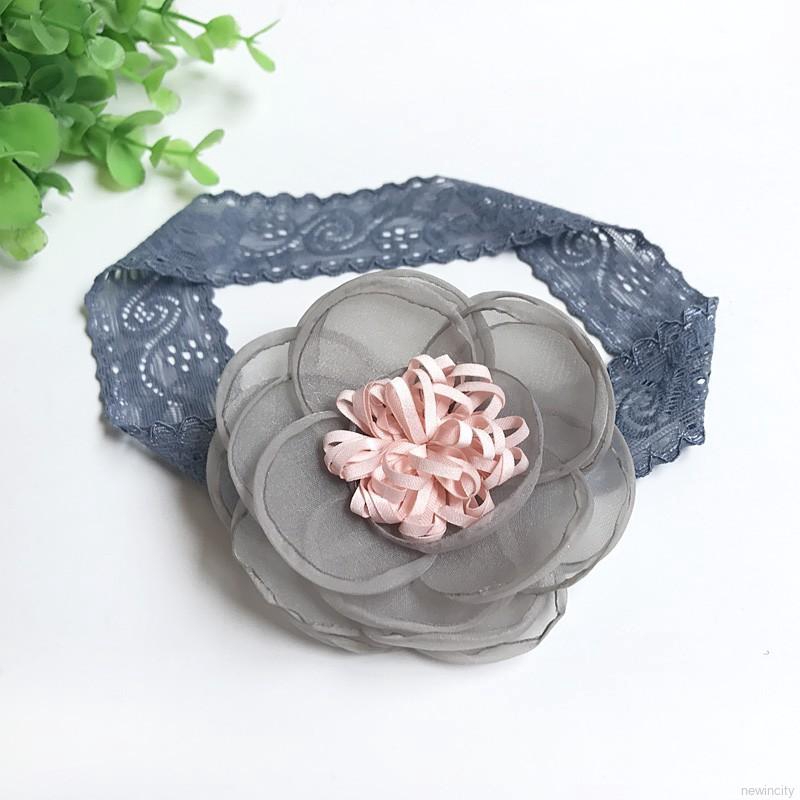 Băng đô hoa công chúa dễ thương cho bé gái