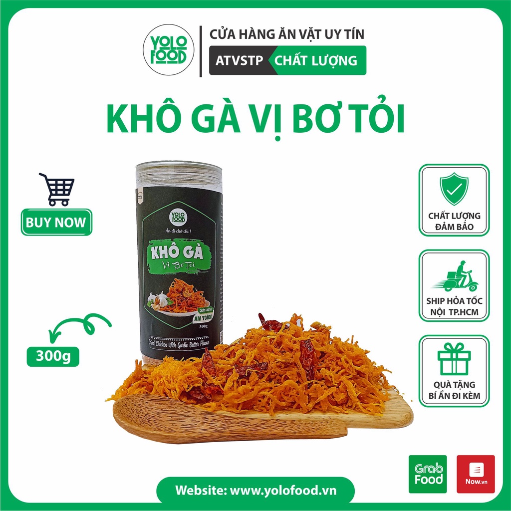 Khô vị truyền thống khô gà khô bò khô heo 200g/300g YOLOFOOD đồ ăn vặt ngon khô loại 1 thơm chất lượng đóng hộp atvstp