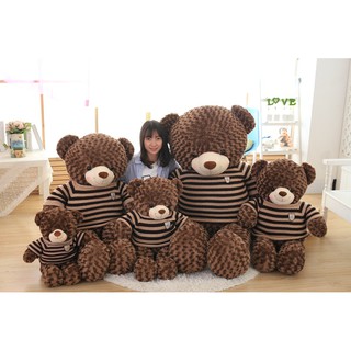 [Hình shop chụp 100%] GẤU TEDDY NÂU ÁO LEN - Hàng Nhập Khẩu 100%