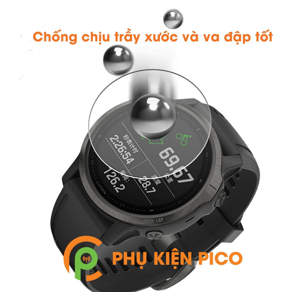 Cường lực Fenix 6x - Cường lực đồng hồ Garmin Fenix 6x full keo chống xước màn hình