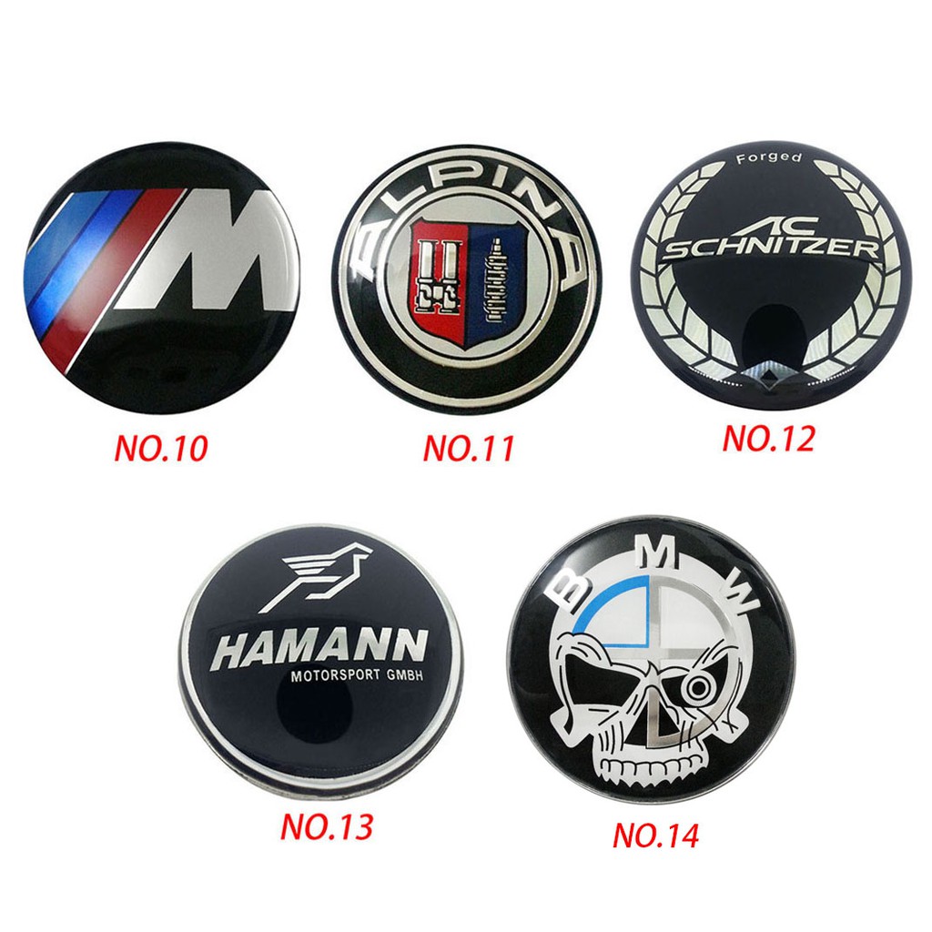 Miếng Dán Logo Cho Xe Hơi Bmw X1 X3 X5 X6 1 3 5 7 Series 45mm