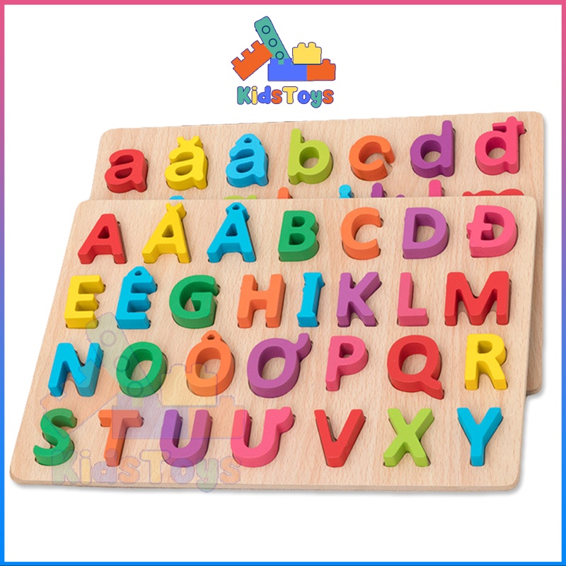 Đồ Chơi Trẻ Em Thông Minh - Bảng Chữ Cái Tiếng Việt In Hoa 30 x 22 cho bé