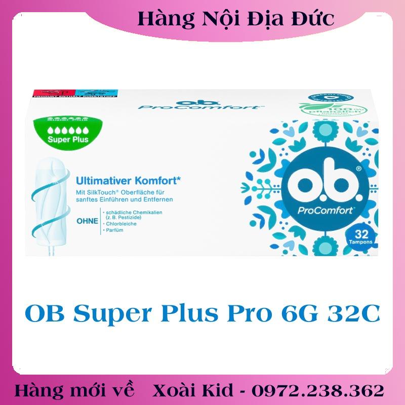 [Có che tên] Băng vệ sinh Tampon Ob Đức - Date mới đủ Bill