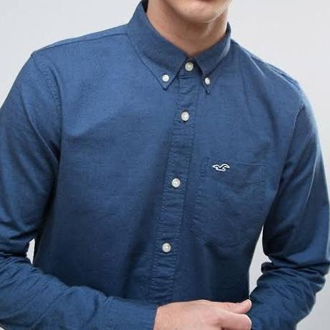 Áo Sơ Mi Dài Tay Oxford Nguyên Bản Của Hollister size S, M, L slimfit