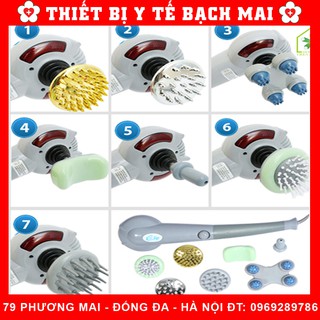 Máy massage cầm tay 7 đầu magic king massager