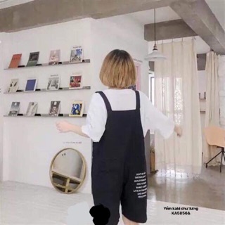 Quần yếm kaki đùi chữ lưng (KA)
