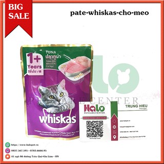 Pate cho mèo lớn whiskas tuna vị cá ngừ 85g