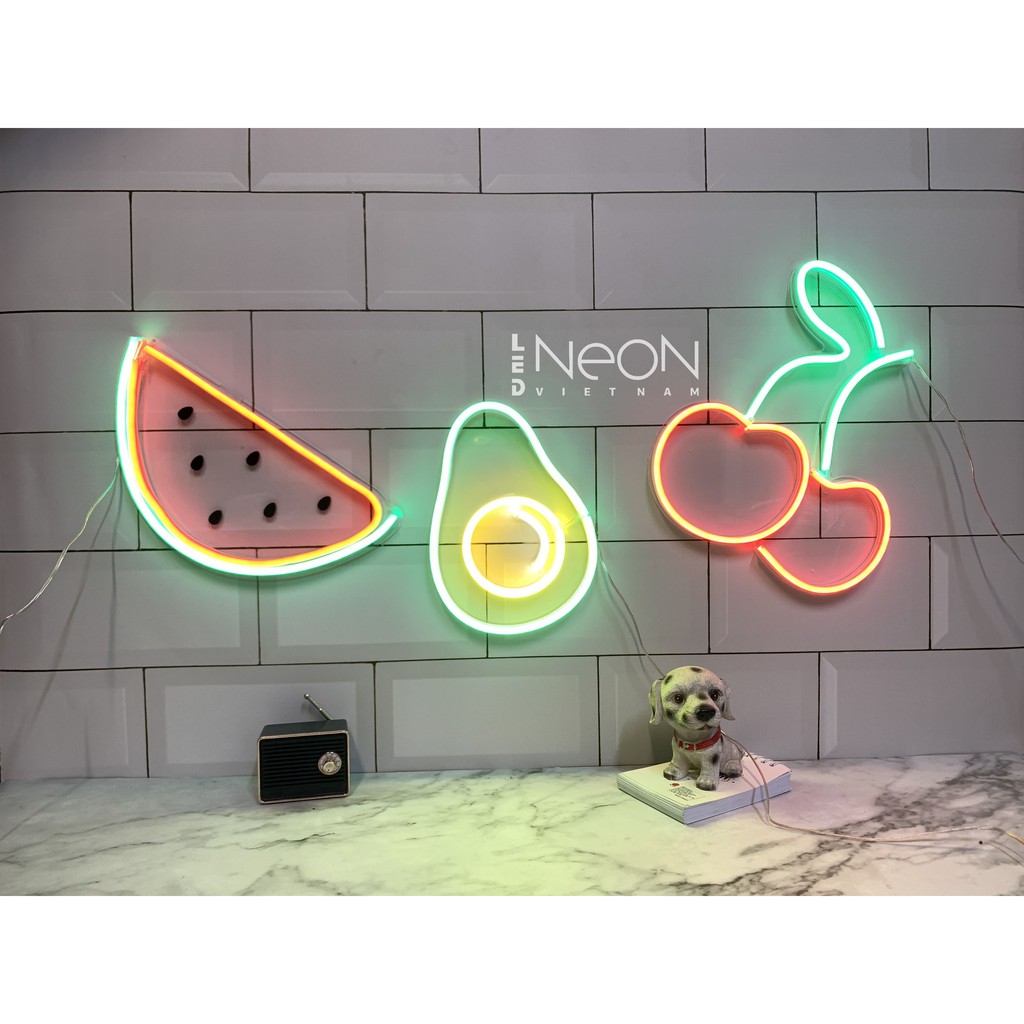 Đèn Led Neon Hình Qủa Bơ