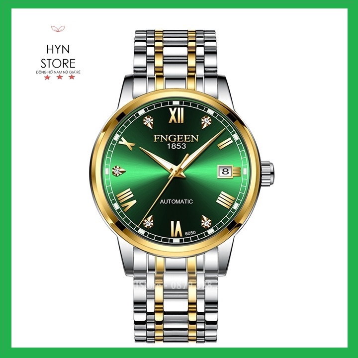 Đồng hồ cơ nam Fngeen 6050 💖Freeship💖 Chạy cơ hoàn toàn tự động, dây thép không gỉ - Đồng hồ Fngeen 💖 Hàng chính hãng | BigBuy360 - bigbuy360.vn