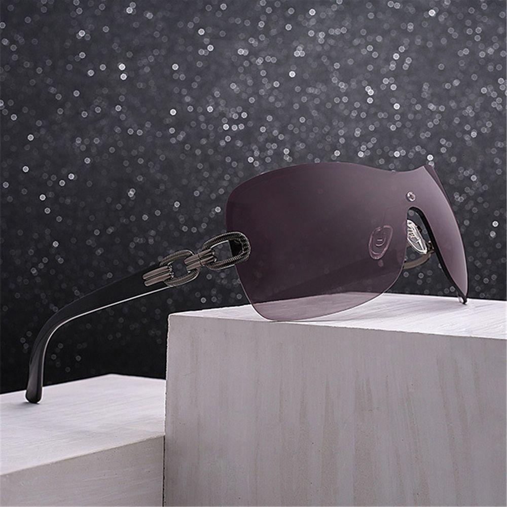 Okdeals Kính Râm Oversize Gọng Lớn Màu Gradient Thời Trang Mùa Hè Cho Nam