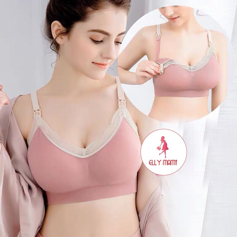 ( 40kg - 95kg ) Áo Ngực Bra Bầu và Sau Sinh Không Gọng Chống Chảy Xệ Mềm Mại Thoáng Khí