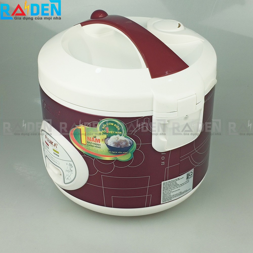 Nồi cơm điện nắp gài 1.8L Fujika FJ-CM18 dành cho 4 - 6 người ăn - Màu ngẫu nhiên