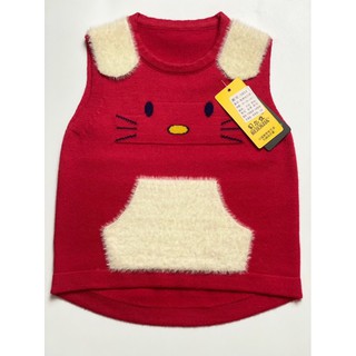 ÁO GILE LEN LÔNG THỎ BÉ GÁI SIZE 90-120