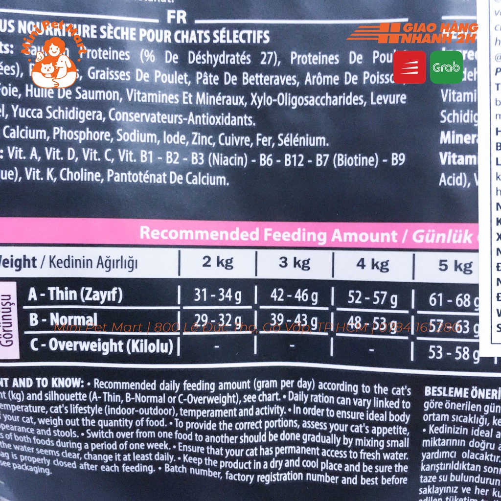 [1,5kg] Thức ăn hạt cho mèo kén ăn REFLEX PLUS CHOOSY 1,5kg - Vị cá hồi