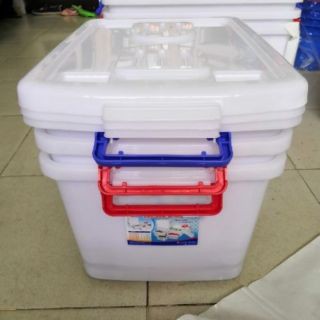 Thùng vuông 15 lít đa năng Duy Tân (Trắng Đục)