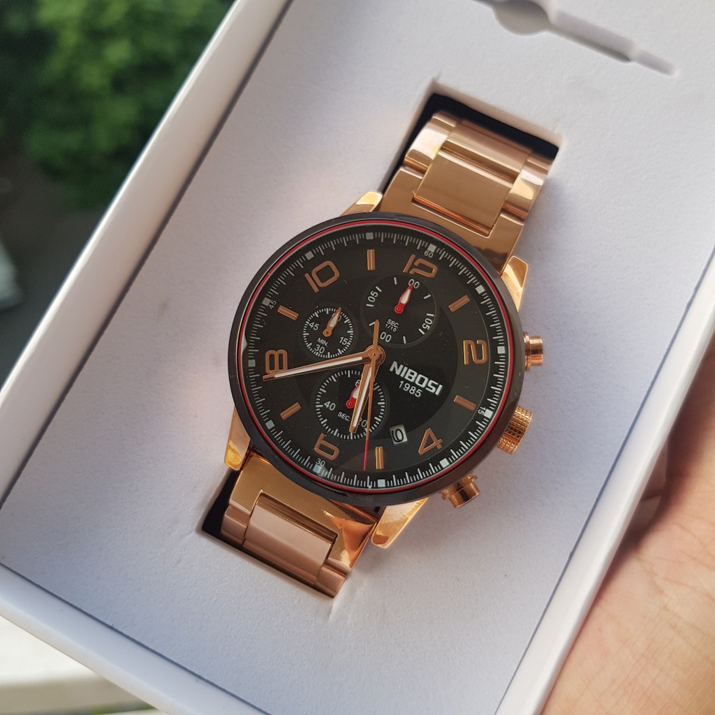 [Tặng vòng tay] Đồng hồ nam NIBOSI chính hãng NI2328.01 fullbox thời trang
