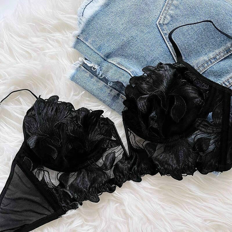 áo Bra gọng họa tiết hoa thêu