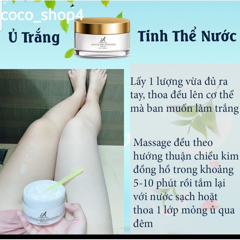 Ủ Trắng Tinh Thể Nước ACosmetics 250g Mỹ Phẩm Phương Anh ACosmetic | BigBuy360 - bigbuy360.vn