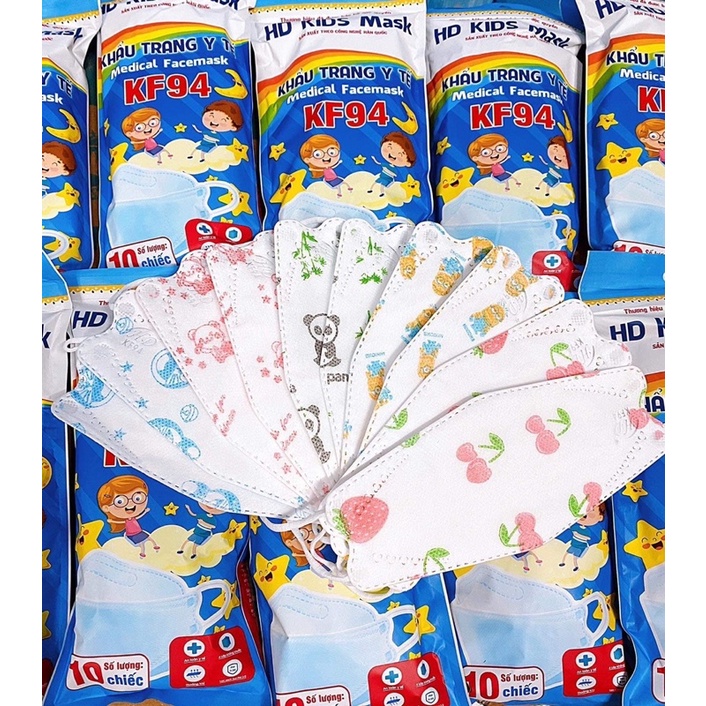 Sỉ thùng khẩu trang trẻ em KF94 (2 thùng)