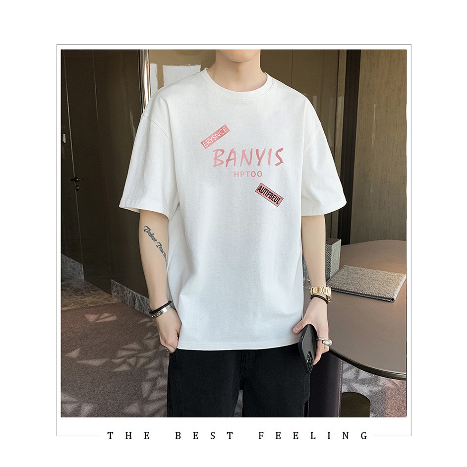 Áo Thun Unisex Nam Nữ BANYIS Áo thun in 3d phong cách Hàn Quốc | Toàn Phát Áo Thun | BigBuy360 - bigbuy360.vn