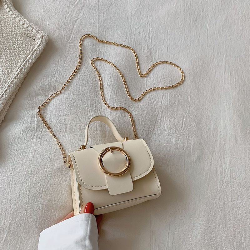 Túi kẹp nách IELGY hình vuông cỡ nhỏ phong cách retro ngọt ngào cho nữ