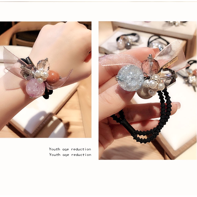 Dây Buộc Tóc Hình Nơ Đáng Yêu Cho Nữ