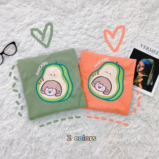 Áo pull form rộng tay dài quả bơ