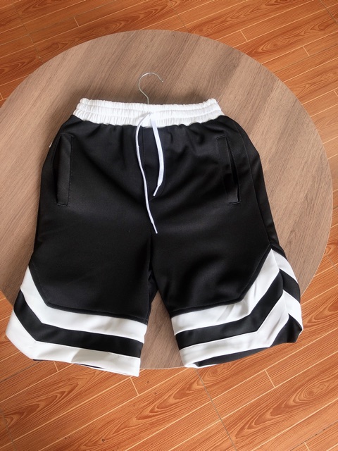 [Mã FATHANG5 giảm 10K đơn 50K] Quần short thun unisex Wind form rộng bóng chày Chữ V lửng nam nữ oversize ulzzang | BigBuy360 - bigbuy360.vn